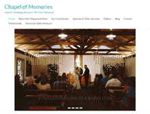 Tablet Screenshot of chapelofmemories.org